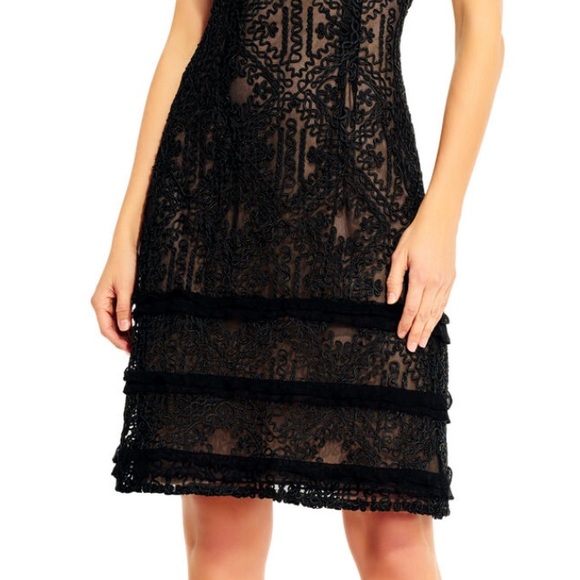 Aidan Mattox soutache embroidered sheath dress - Picture 2 of 6